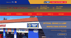 Desktop Screenshot of coxautoserviceandsmog.com